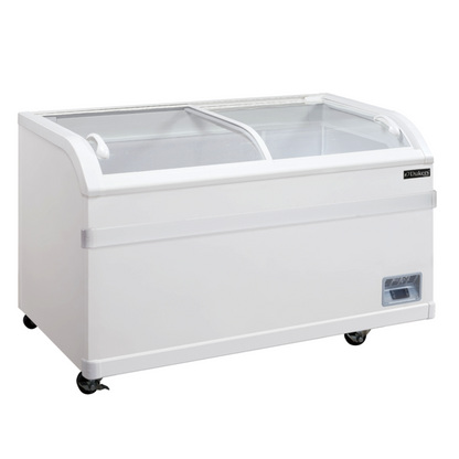 Dukers -  Commercial 79" Glass Door Frozen Food or Ice Cream Chest Freezer Display - WD-700Y
