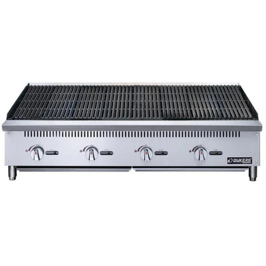 Dukers DCCB36 36" Countertop Gas Radiant Charbroiler with (3) Burners 105,000 BTU - DCCB36