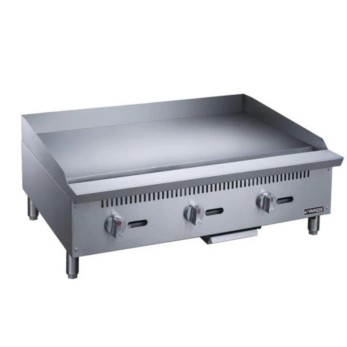Dukers DCGM36 36" Gas Countertop Three Burner Griddle 90,000 BTU - DCGM36