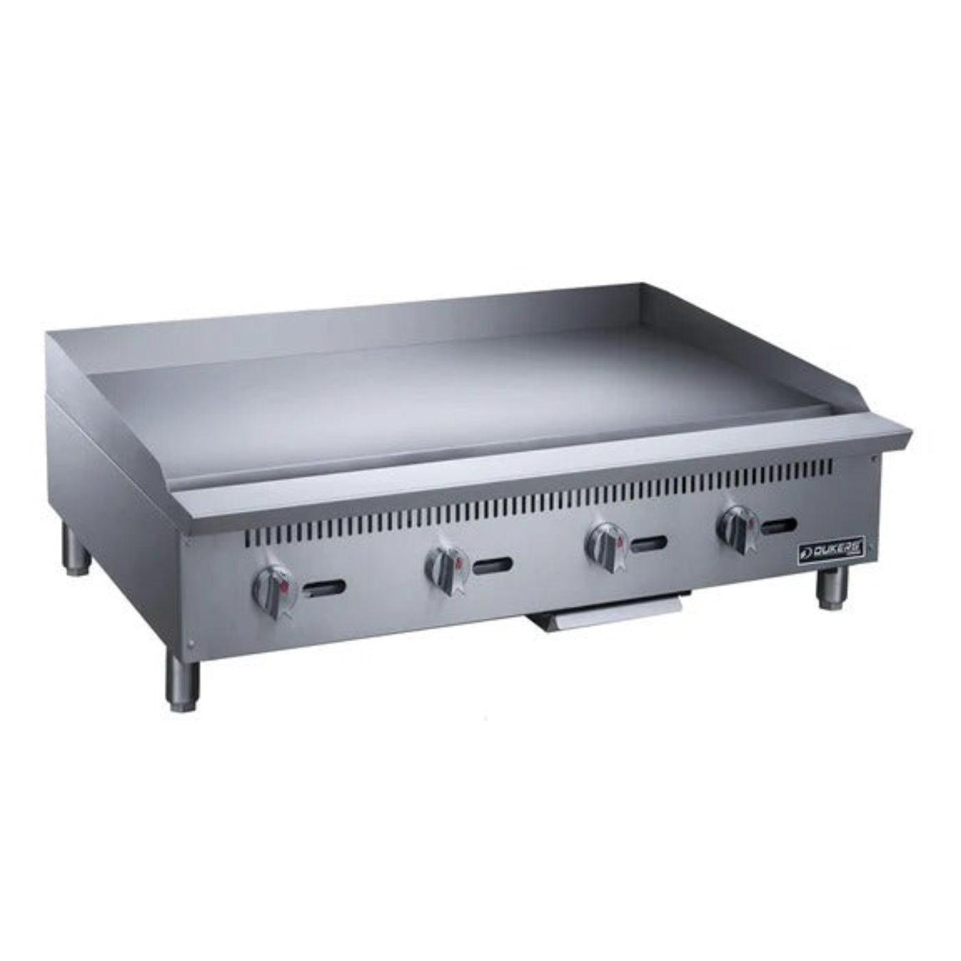 Dukers DCGMA48 48" Gas Countertop Four Burner Heavy Duty Griddle 120,000 BTU - DCGMA48