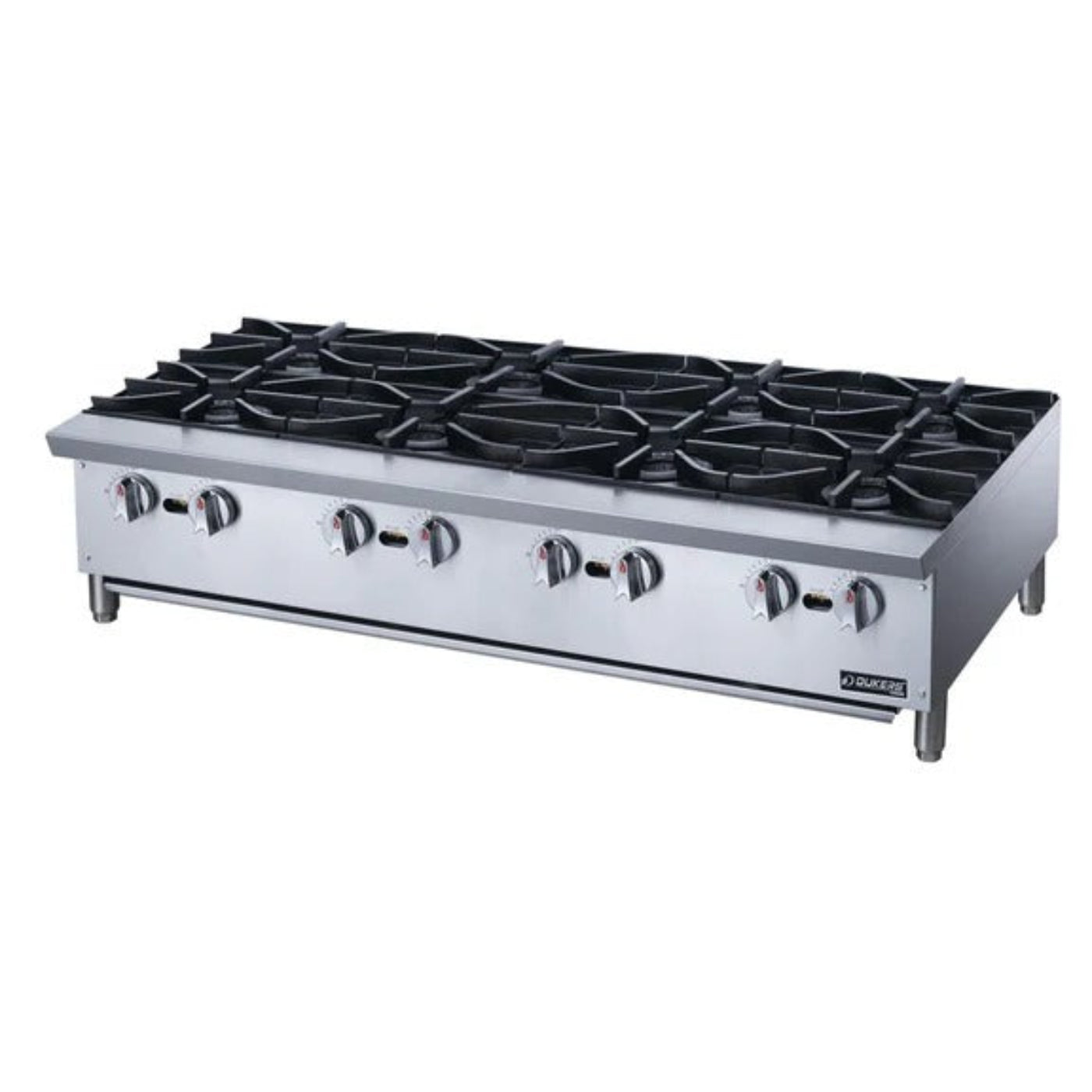 Dukers DCHPA36 36" Gas Countertop Hot Plate with 6 Burner 168,000 BTU - DCHPA36