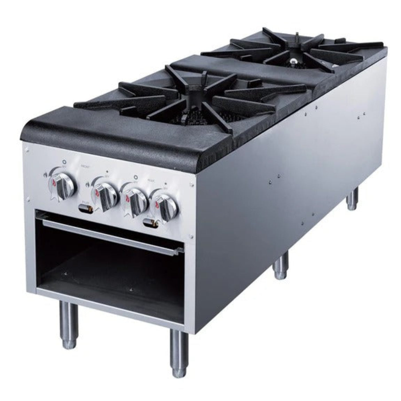 Dukers DCSPA2 Double Stock Pot Range 160,000 BTU - DCSPA2