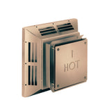 Duravent 4" x 6-5/8" DirectVent Pro Square Horizontal Termination Cap (Copper) | 46DVA-HC-C