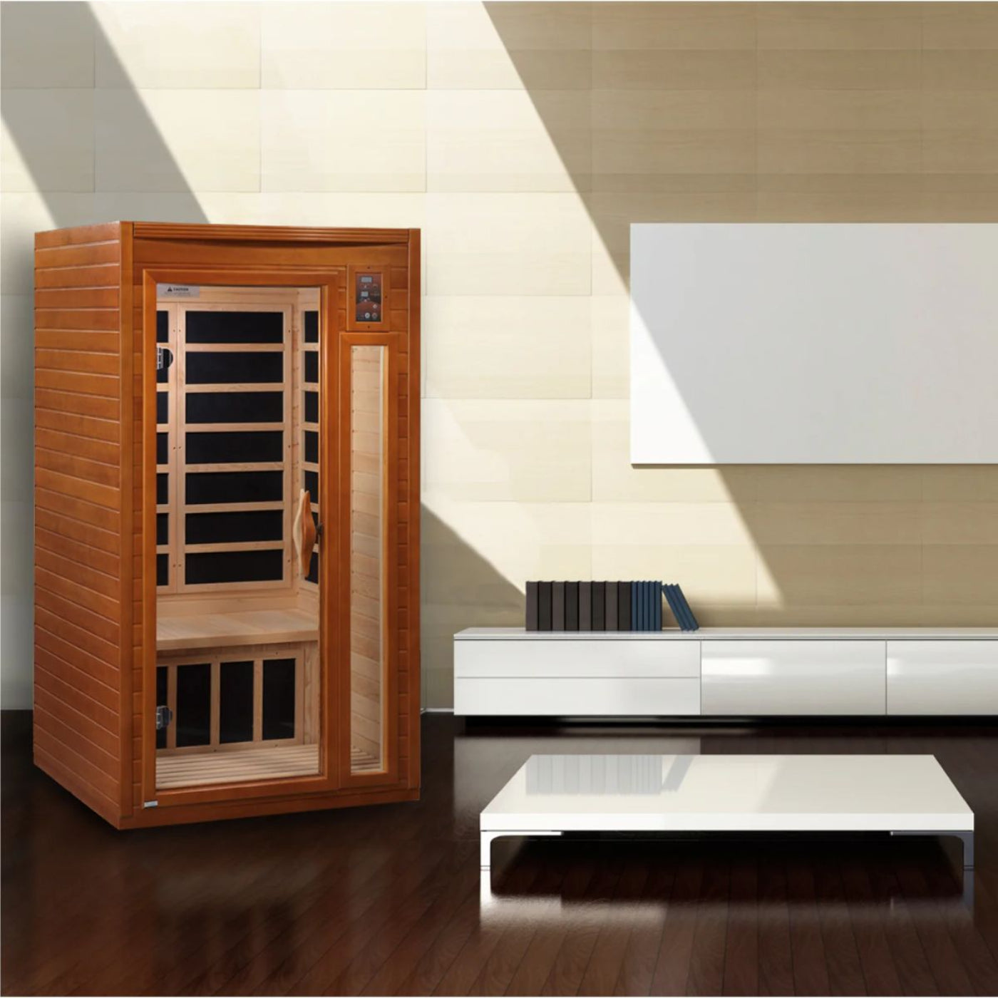 Dynamic Barcelona 1-Person Low EMF FAR Infrared Sauna (DYN-6106-01) - DYN-6106-01