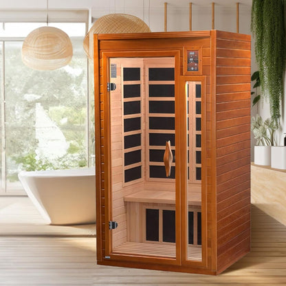 Dynamic Barcelona 1-Person Low EMF FAR Infrared Sauna (DYN-6106-01) - DYN-6106-01
