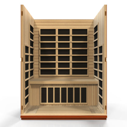 Dynamic Saunas Bellagio 3 Person Low EMF Far Infrared Sauna (DYN-6306-02) - DYN-6306-02