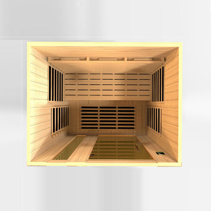 Dynamic Saunas Lugano 3 Person Full Spectrum Infrared Sauna - DYN-6336-03 FS