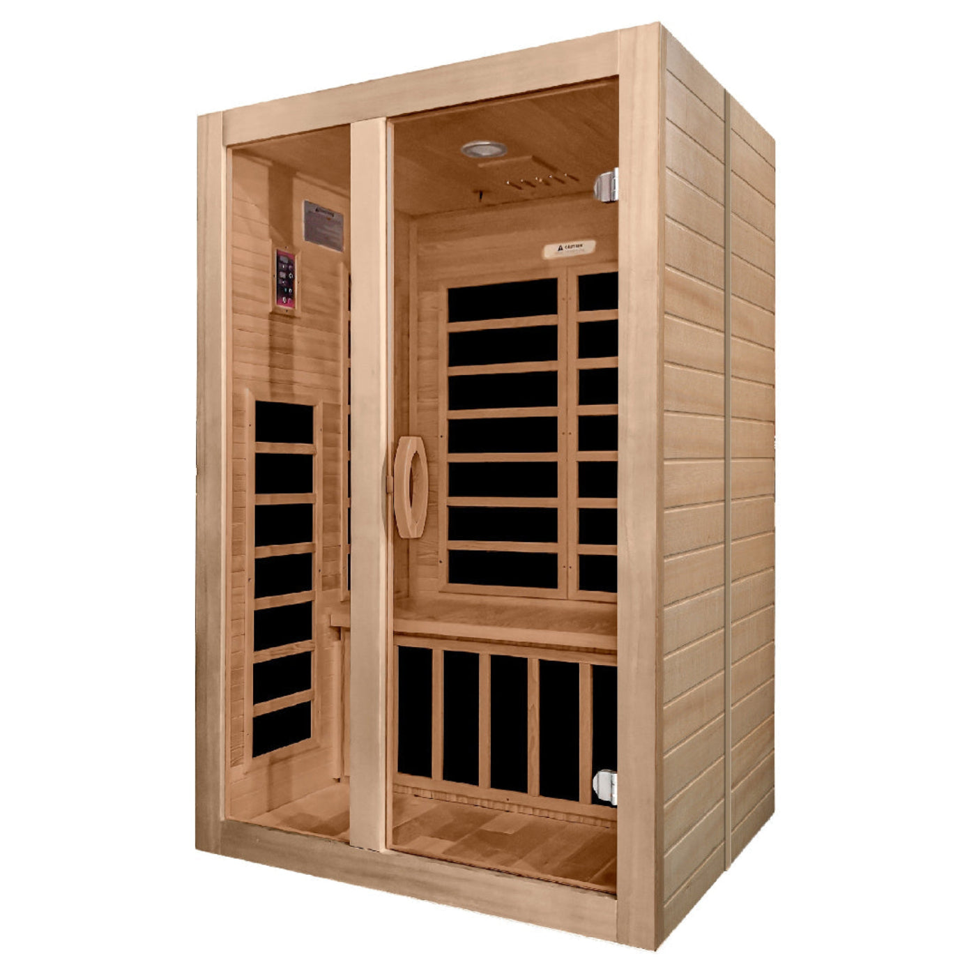 Dynamic Saunas Santiago 2 Person Low EMF FAR Infrared Sauna (DYN-6209-01) - DYN-6209-01