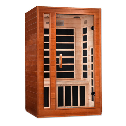 Dynamic Saunas Cordoba 2 Person Low EMF FAR Infrared Sauna (DYN-6203-01) - DYN-6203-01