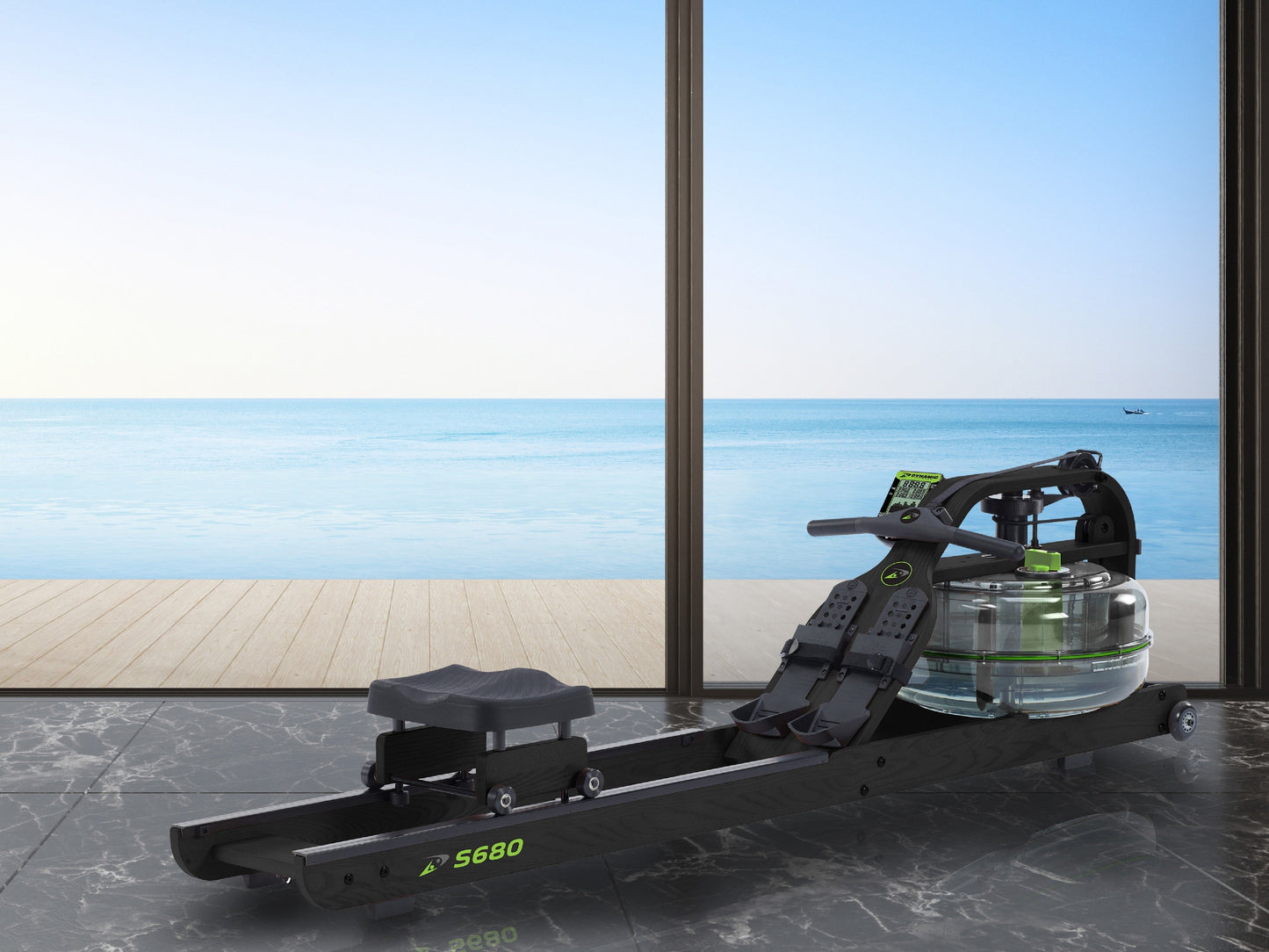 Dynamic Fluid S680 Timber Rower - S680