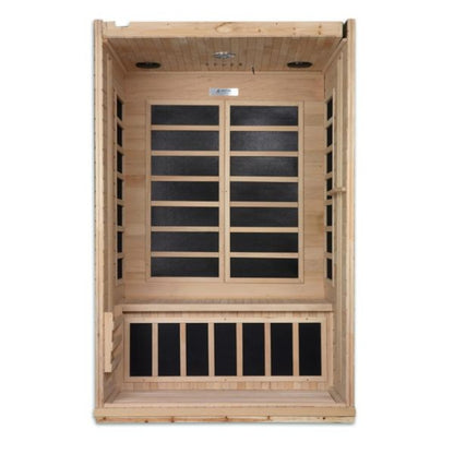 Dynamic Saunas Venice 2-Person Low EMF FAR Infrared Sauna (DYN-6210-01) - DYN-6210-01