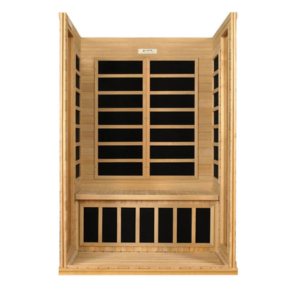 Dynamic Versailles 2 Person Low EMF FAR Infrared Sauna (DYN-6202-03) - DYN-6202-03