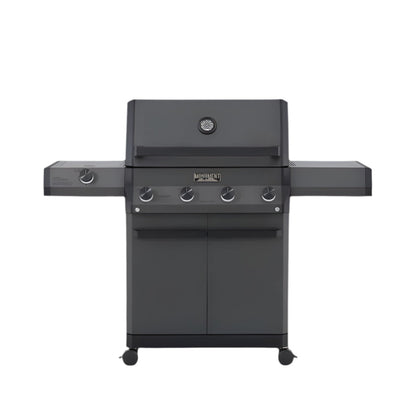 Monument Grills Eminence 425 Series | 4 Burner Fortified Propane Gas Grill in Silky Matte Black - E425