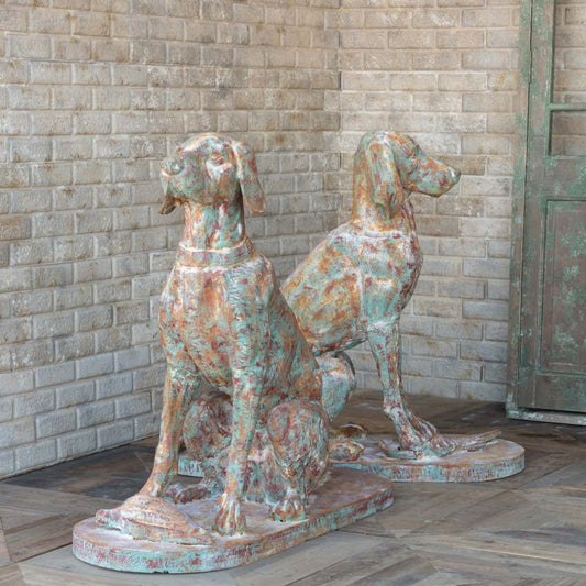 Park Hill Collection Manor Cast Iron Hound Pair, Set of 2 -  EAG80267