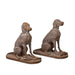 Lovecup Cast Iron Old World Hounds Pair L267 - 18677534556258