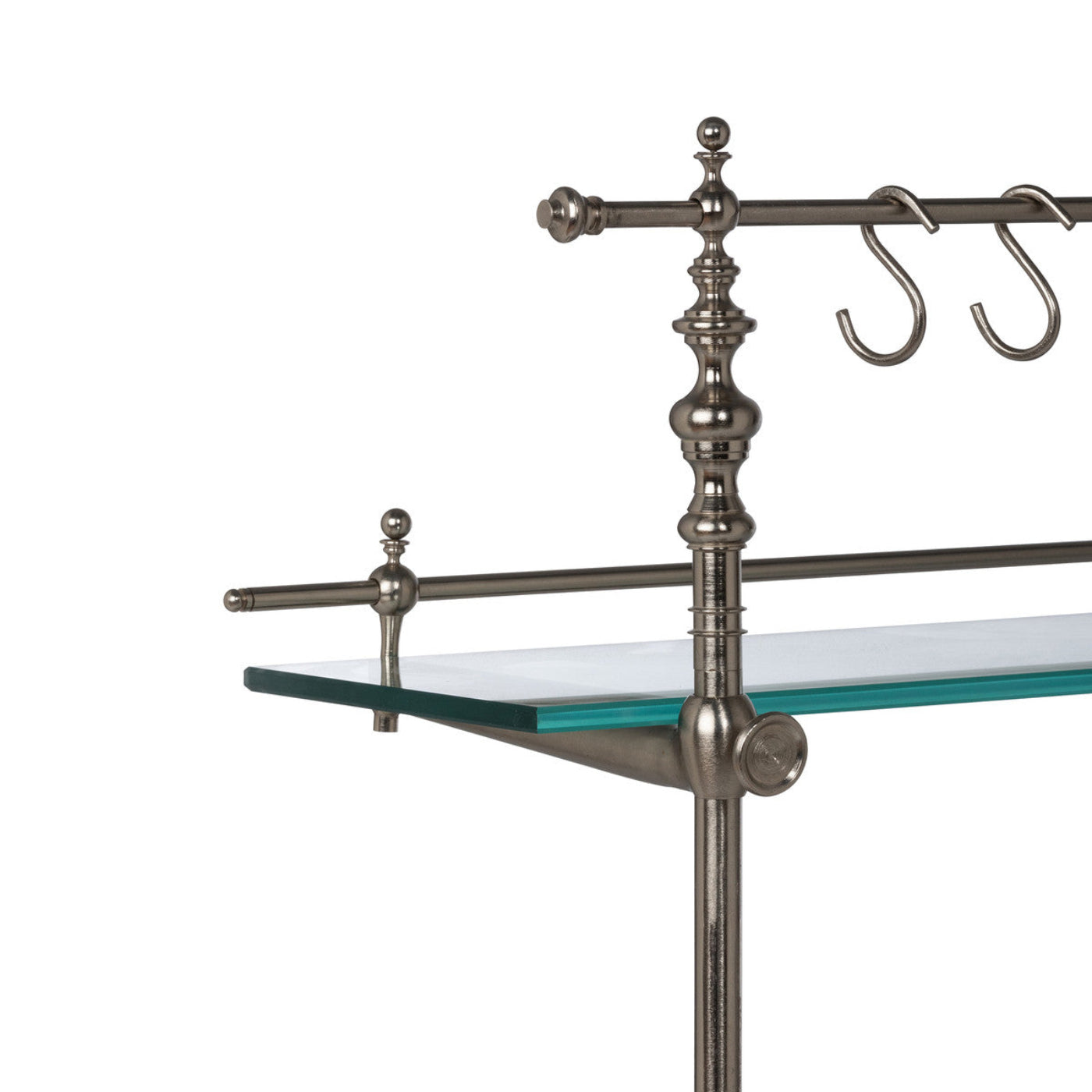 Park Hill Collection Park Hill Pantry & Cafe Black Marble and Iron Bistro Rack - EAW20187