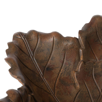Park Hill Collection Cast Manor Aluminum Grape Leaf Serving Bowl - EAW20529