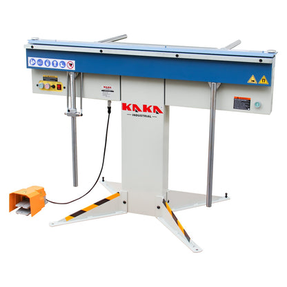 KAKA INDUSTRIAL Magnetic Pan and Box Brake, 48-Inch Electro Metal Brake Bender, 6-Ton 16-Gauge Box and Pan Brake, 220V Single Phase with Foot Pedal Control Siding Brake, Includes Clamp Bars EB-4816M - 173408V220