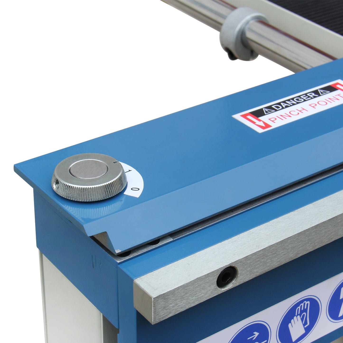 KAKA INDUSTRIAL Magnetic Pan and Box Brake, 48-Inch Electro Metal Brake Bender, 6-Ton 16-Gauge Box and Pan Brake, 220V Single Phase with Foot Pedal Control Siding Brake, Includes Clamp Bars EB-4816M - 173408V220