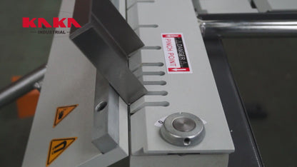 KAKA INDUSTRIAL Magnetic Pan and Box Brake, 48-Inch Electro Metal Brake Bender, 6-Ton 16-Gauge Box and Pan Brake, 220V Single Phase with Foot Pedal Control Siding Brake, Includes Clamp Bars EB-4816M - 173408V220