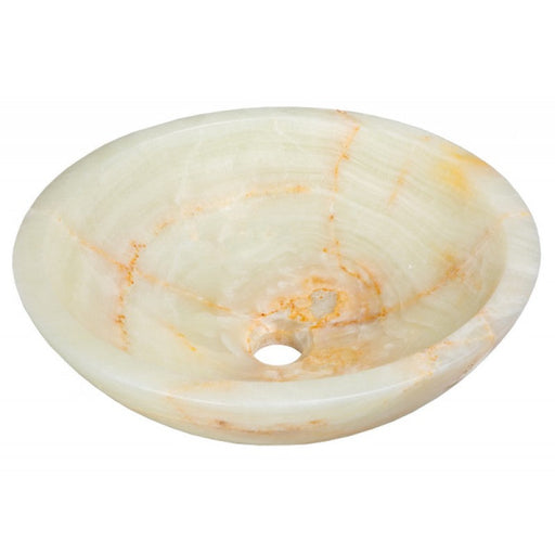 Eden Bath White Translucent Onyx Sink - EB_S002WO-P