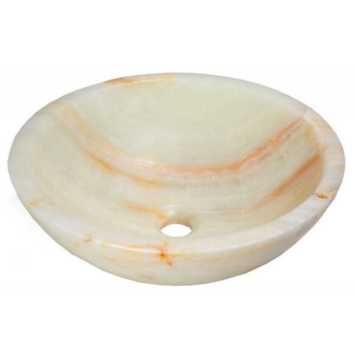 Eden Bath White Translucent Onyx Sink - EB_S002WO-P