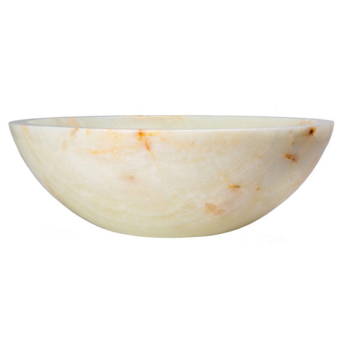 Eden Bath White Translucent Onyx Sink - EB_S002WO-P