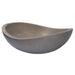 Eden Bath Stone Canoe Sink in Honed Molly Grey Marble - EB_S005MG-H