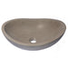 Eden Bath Stone Canoe Sink in Honed Molly Grey Marble - EB_S005MG-H