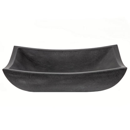 Eden Bath Deep Zen Sink - Honed Lava Stone - EB_S011LS-H
