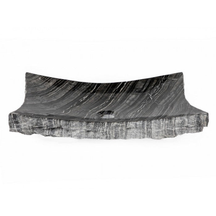 Eden Bath Wooden Black Marble Large Zen Sink - EB_S014WB-P