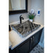 Eden Bath Wooden Black Marble Large Zen Sink - EB_S014WB-P