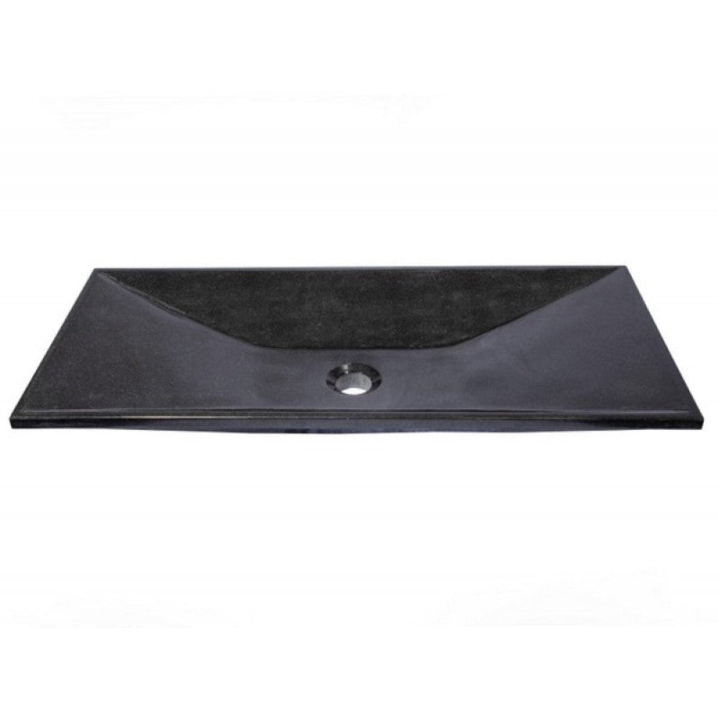 Eden Bath Black Ultra Modern Granite Sink - EB_S017BK-P