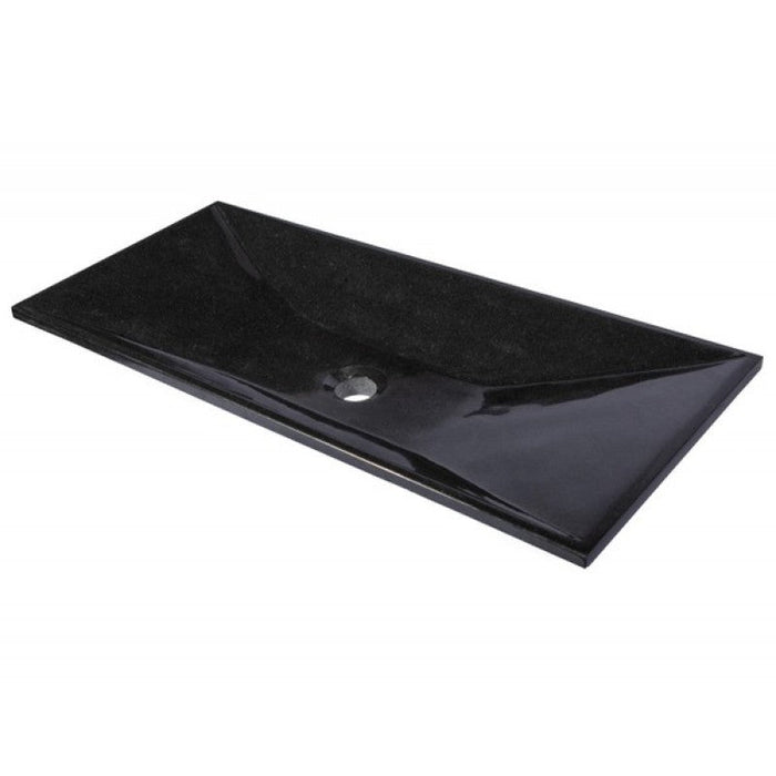 Eden Bath Black Ultra Modern Granite Sink - EB_S017BK-P