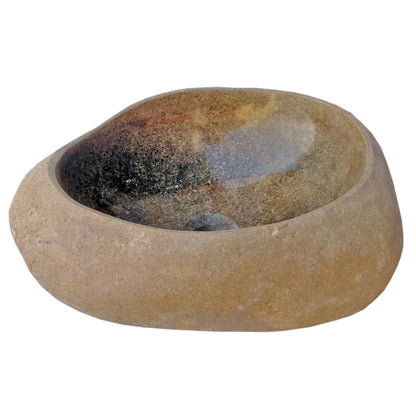 Eden Bath Natural River Rock Boulder Sink - Polished Interior - EB_S019RR-P