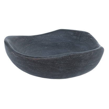 Eden Bath Black Limestone Freeform Vessel Sink - EB_S032BL-H