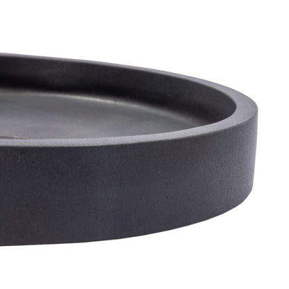Eden Bath Low Round Vessel Sink - Lava Stone - EB_S045LS-H