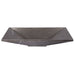 Eden Bath Ultra Modern Rectangular Vessel Sink in Honed Pietra Grey Marble - EB_S055PI-H