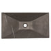 Eden Bath Ultra Modern Rectangular Vessel Sink in Honed Pietra Grey Marble - EB_S055PI-H