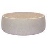 Eden Bath Rounded Vessel Sink in Beige Marble - EB_S057NB-H