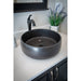 Eden Bath Rounded Vessel Sink in Nero Marquino Marble - EB_S057NM-H