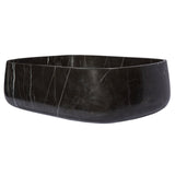 Eden Bath Rounded Rectangular Vessel Sink in Nero Marquino Marble - EB_S058NM-H