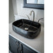 Eden Bath Rounded Rectangular Vessel Sink in Nero Marquino Marble - EB_S058NM-H