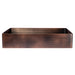 Eden Bath Rectangular 19 x 14 1/2" Stainless Steel Bathroom Vessel Sink with Drain in Bronze - EB_SS002BZ