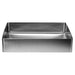 Eden Bath Rectangular 19" x 14 1/2" Stainless Steel Bathroom Vessel Sink with Drain in Silver - EB_SS002SV