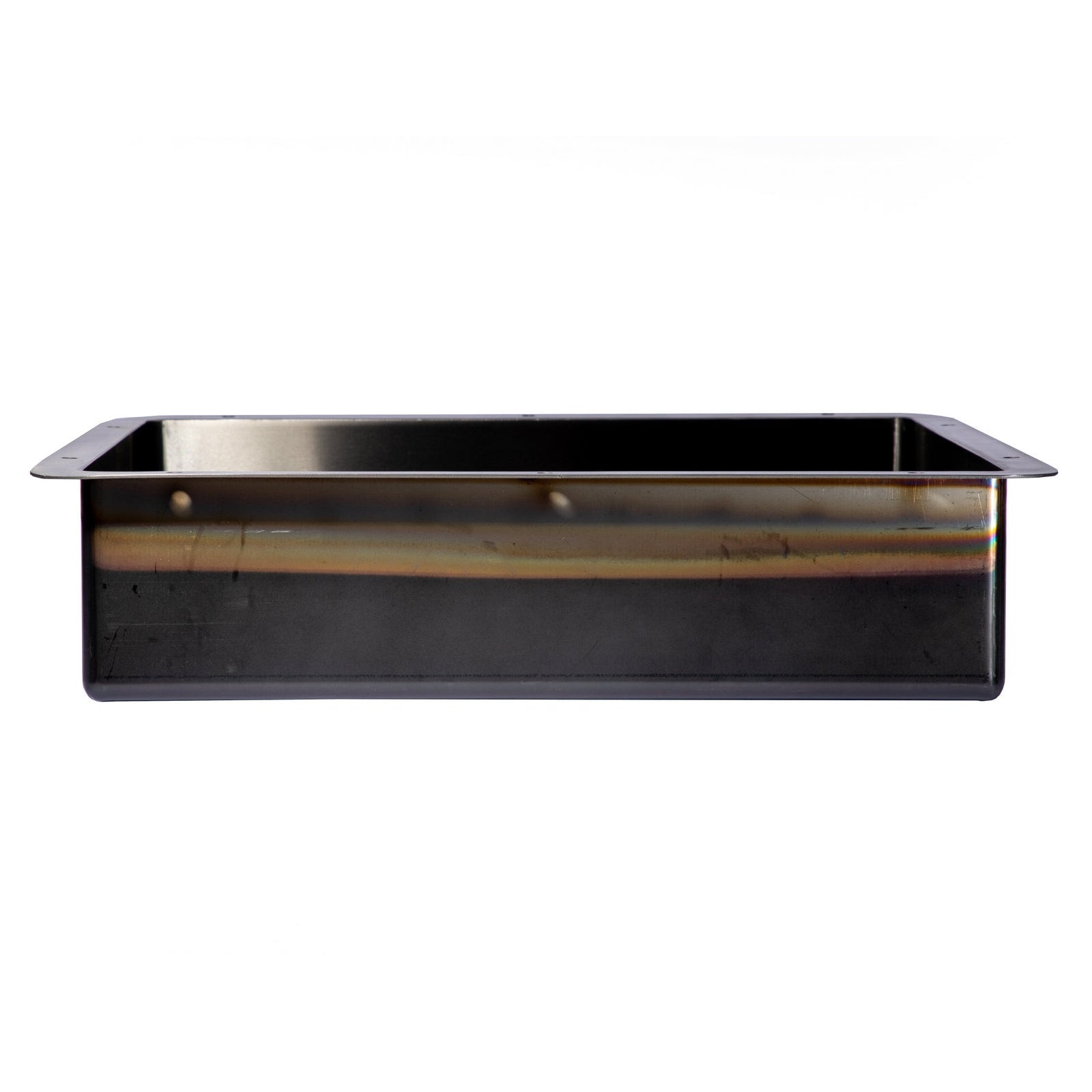 Eden Bath Rectangular 20" x 16" Stainless Steel Undermount Bathroom Sink with Drain in Black - EB_SS051BK