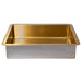 Eden Bath Rectangular 20" x 16" Stainless Steel Undermount Bathroom Sink with Drain in Gold - EB_SS051GD