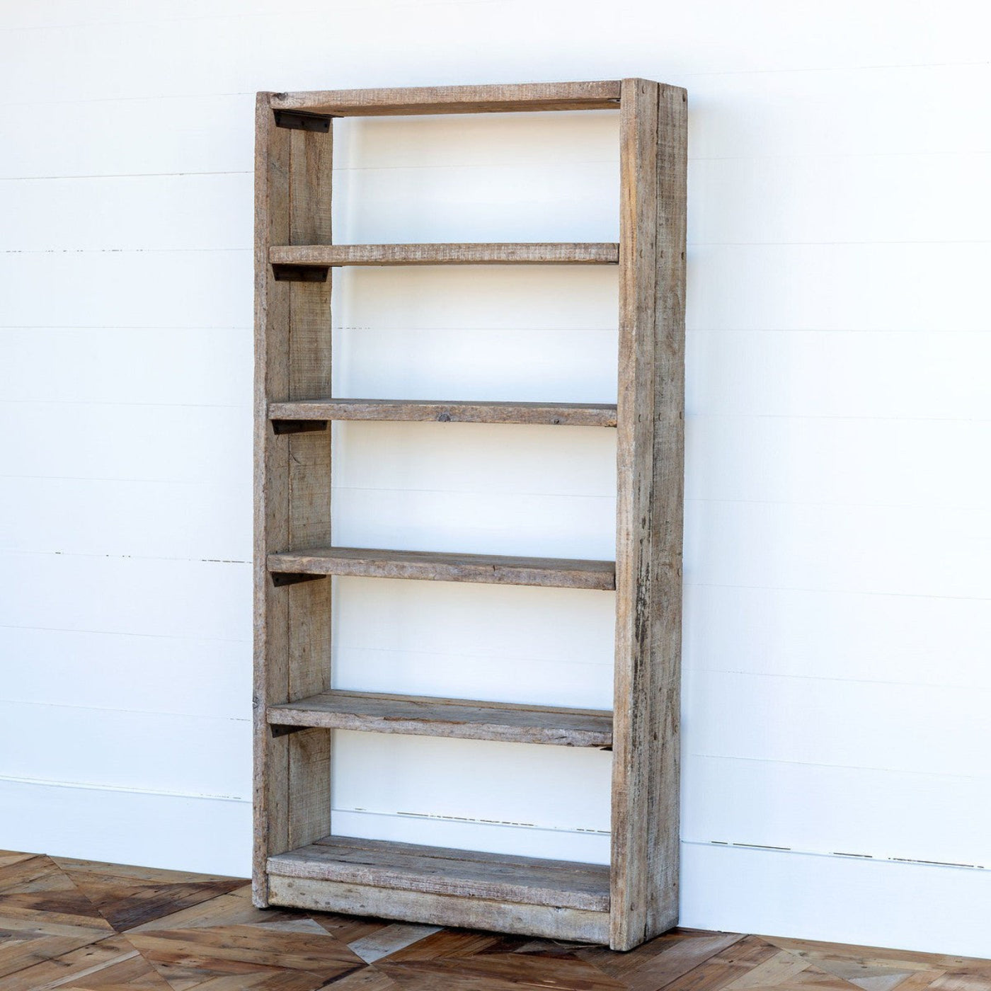 Park Hill Collection Garden Floral Potters Reclaimed Wood Shelf - EDC00288