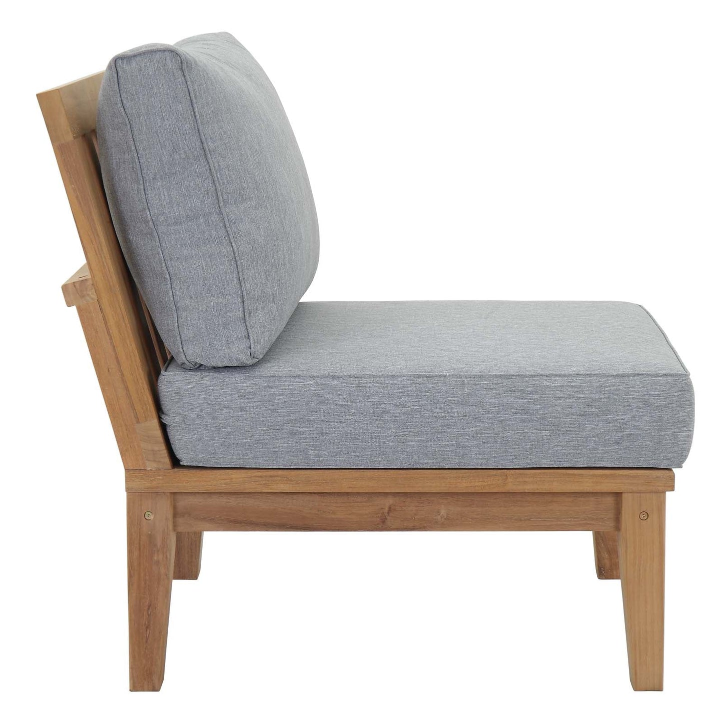 Modway Marina Armless Outdoor Patio Teak Sofa