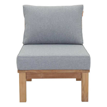 Modway Marina Armless Outdoor Patio Teak Sofa